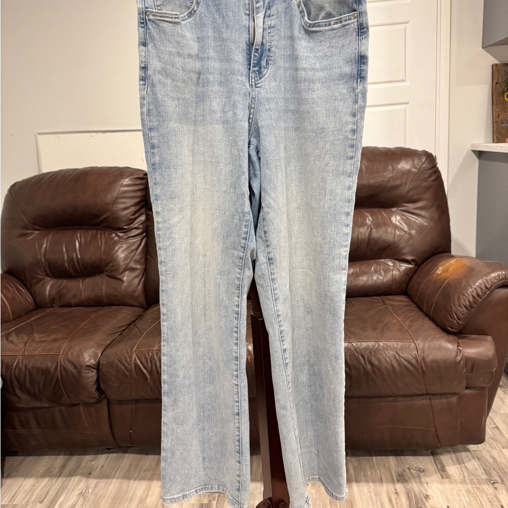 YMI Light Blue Flare & Wide Leg Women's Jeans